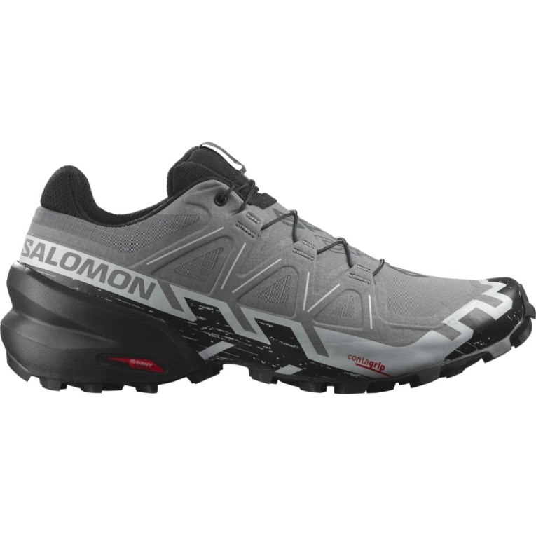 Tenis Para Trail Running Salomon Speedcross 6 Anchos Hombre Grises | MX YNIE578